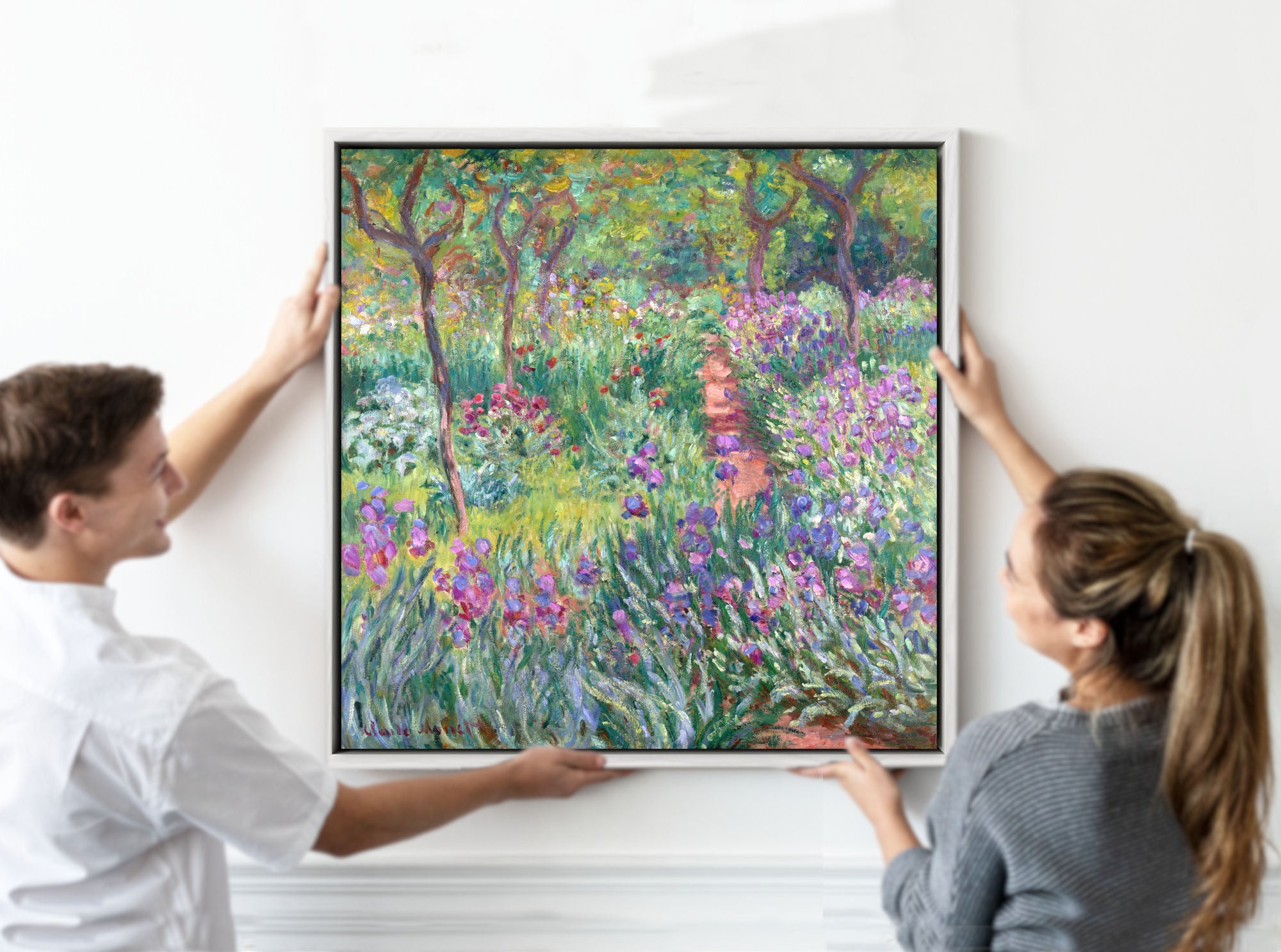 The Artist’s Garden in Giverny (1900), Claude Monet Print