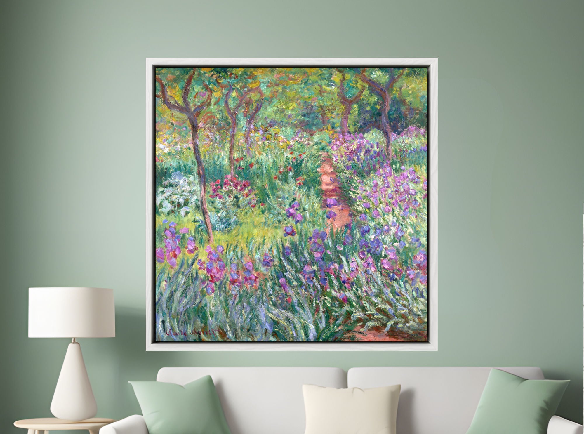 The Artist’s Garden in Giverny (1900), Claude Monet Print