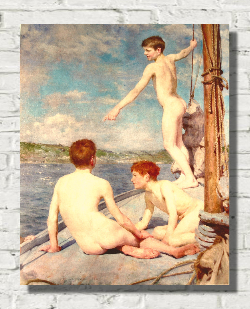 The Bathers (1889), Henry Scott Tuke