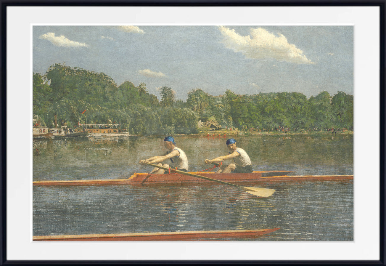 The Biglin Brothers Racing by Thomas Eakins