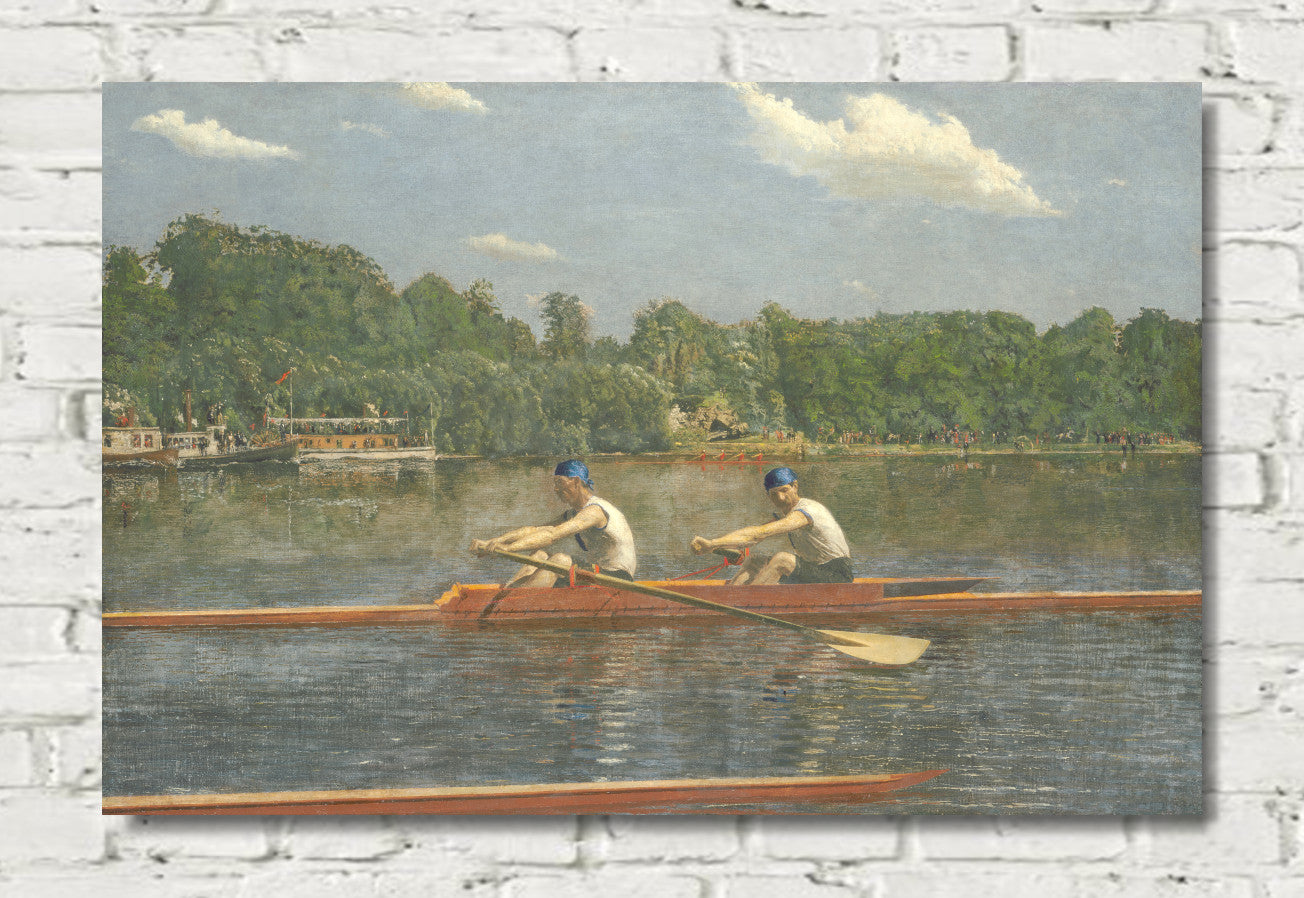 The Biglin Brothers Racing by Thomas Eakins