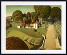 The Birthplace of Herbert Hoover, West Branch, Iowa (1931), Grant Wood