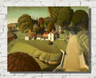 The Birthplace of Herbert Hoover, West Branch, Iowa (1931), Grant Wood