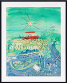 The Blue Train(1935) by Raoul Dufy