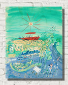 The Blue Train(1935) by Raoul Dufy