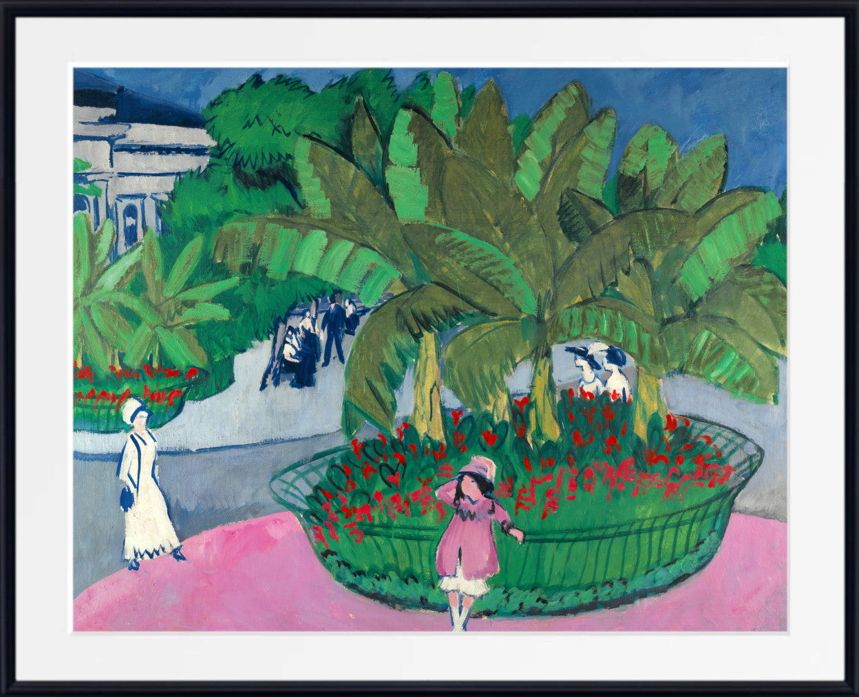 The Bosquet; Albertplatz In Dresden (1911) by Ernst Ludwig Kirchner