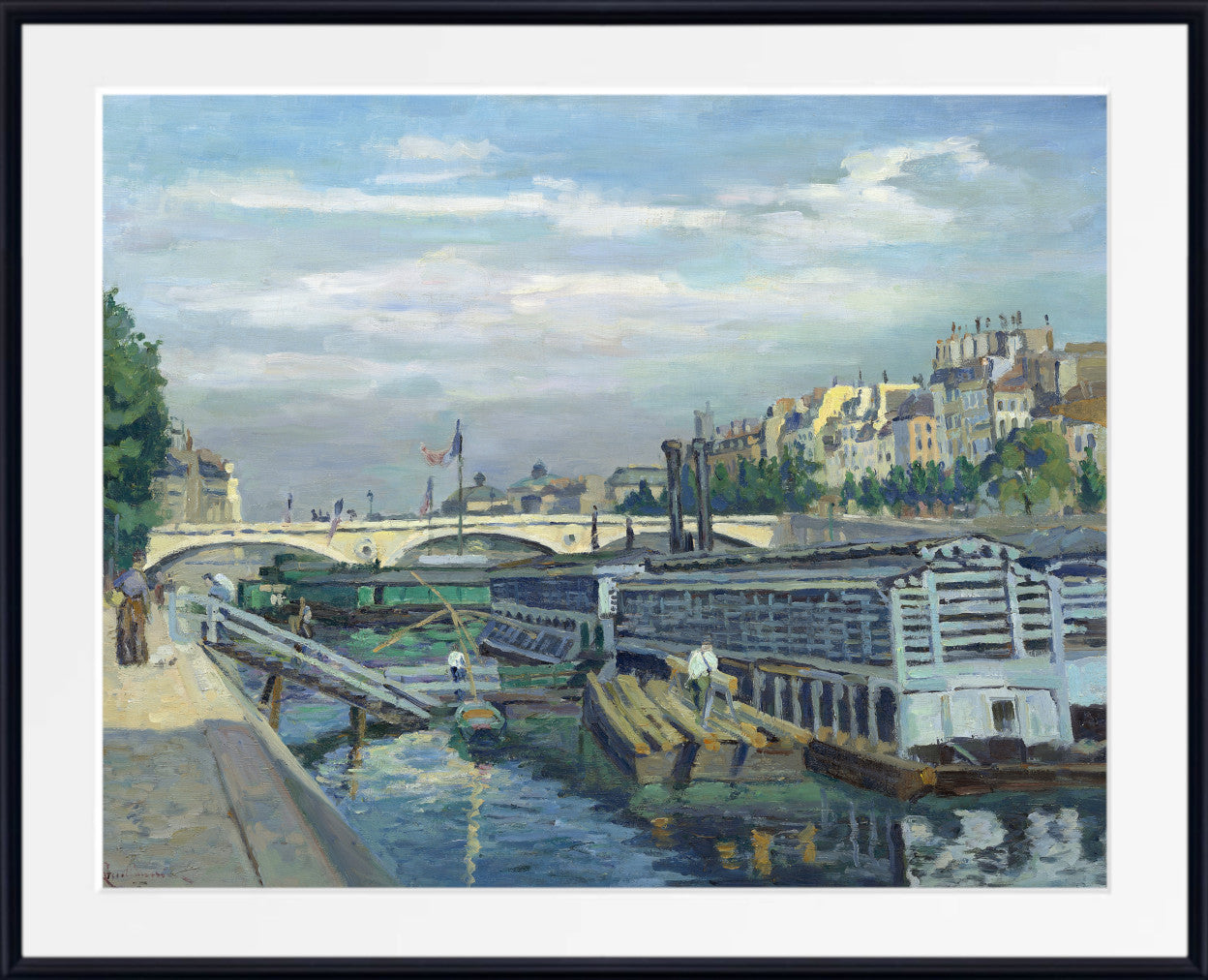 The Bridge of Louis Philippe (1875), Armand Guillaumin