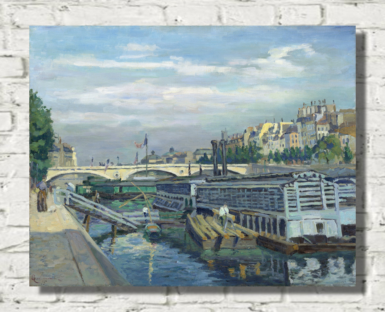 The Bridge of Louis Philippe (1875), Armand Guillaumin
