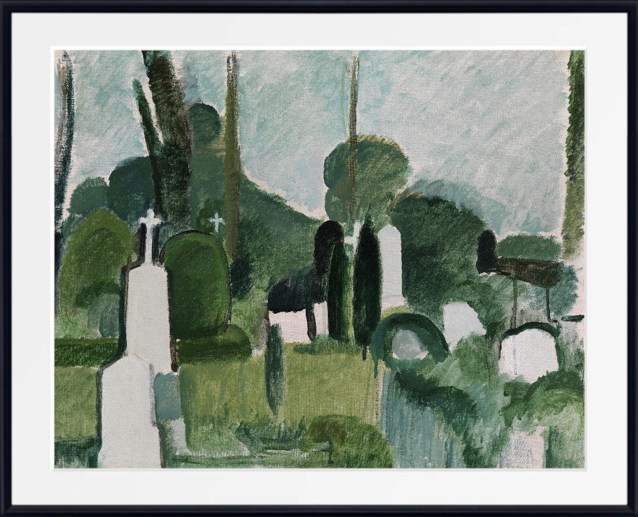 Harald Giersing, The Churchyard in Svanninge (1920)