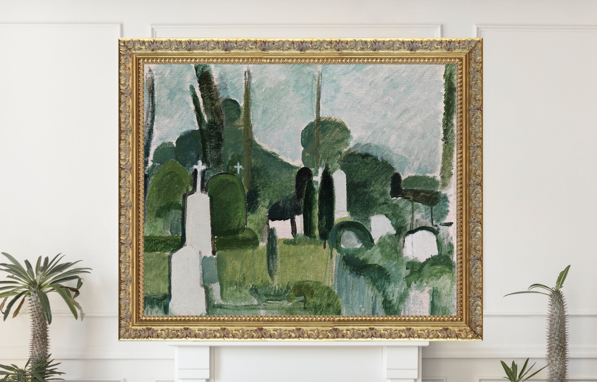 Harald Giersing, The Churchyard in Svanninge (1920)