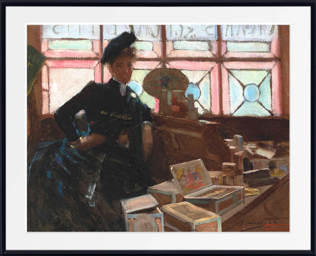 The Cigar Seller at the Glasgow Exhibition, John Lavery