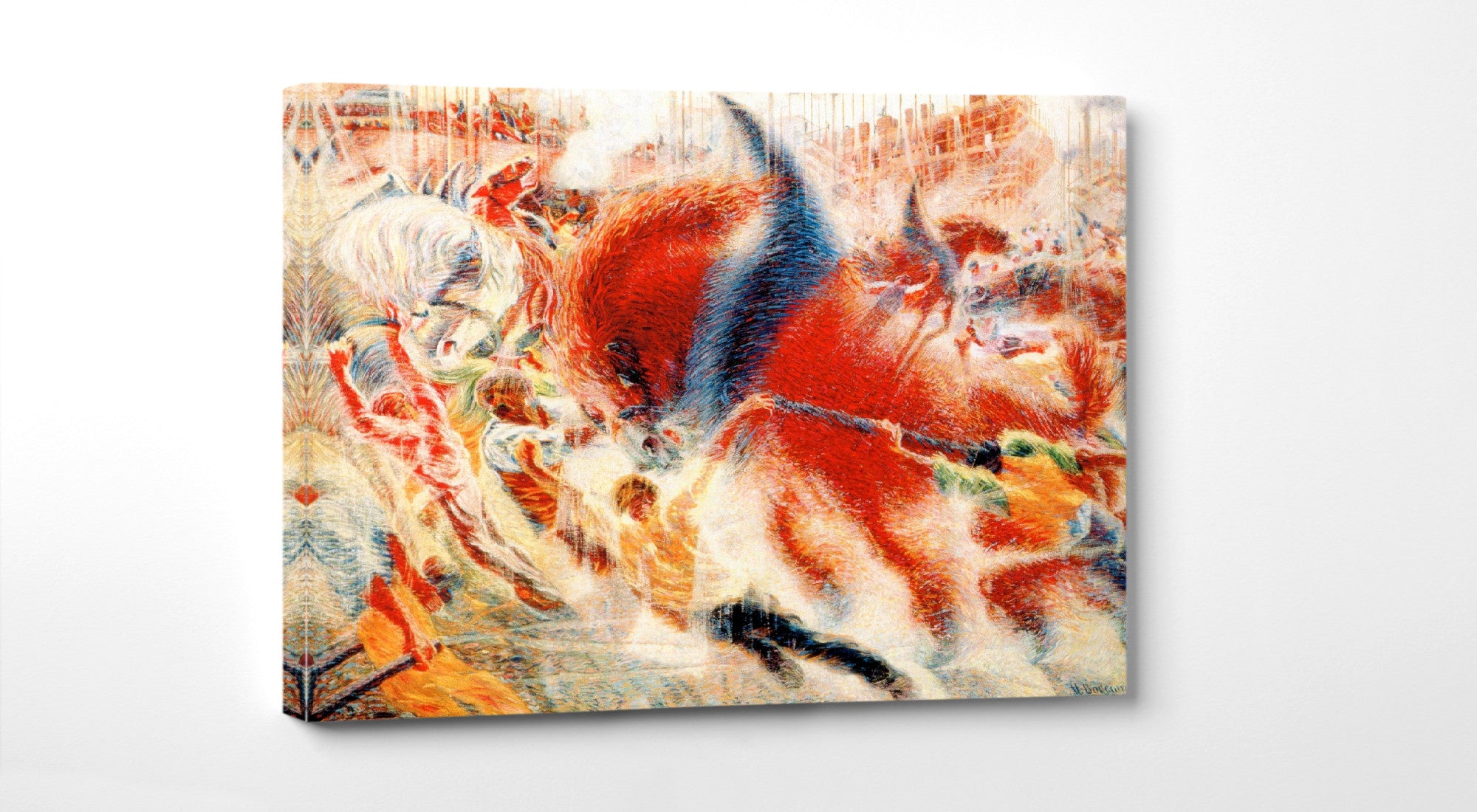 The City Rises, Umberto Boccioni
