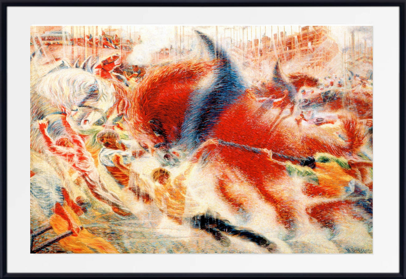 The City Rises, Umberto Boccioni