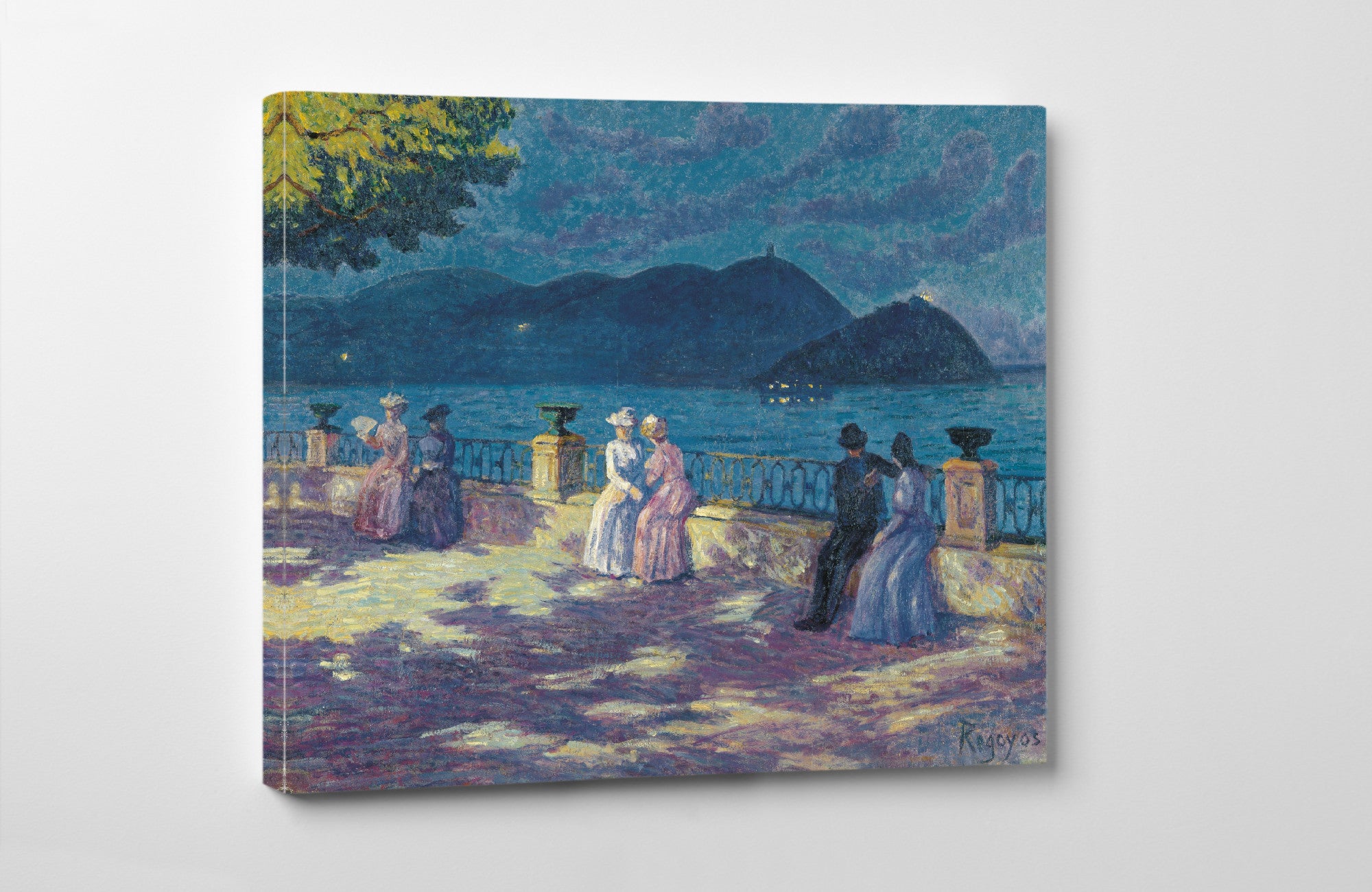 Darío de Regoyos, The Concha, Night-time (c. 1906)