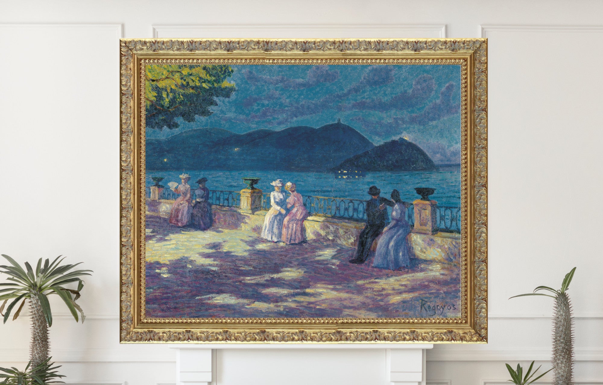 Darío de Regoyos, The Concha, Night-time (c. 1906)