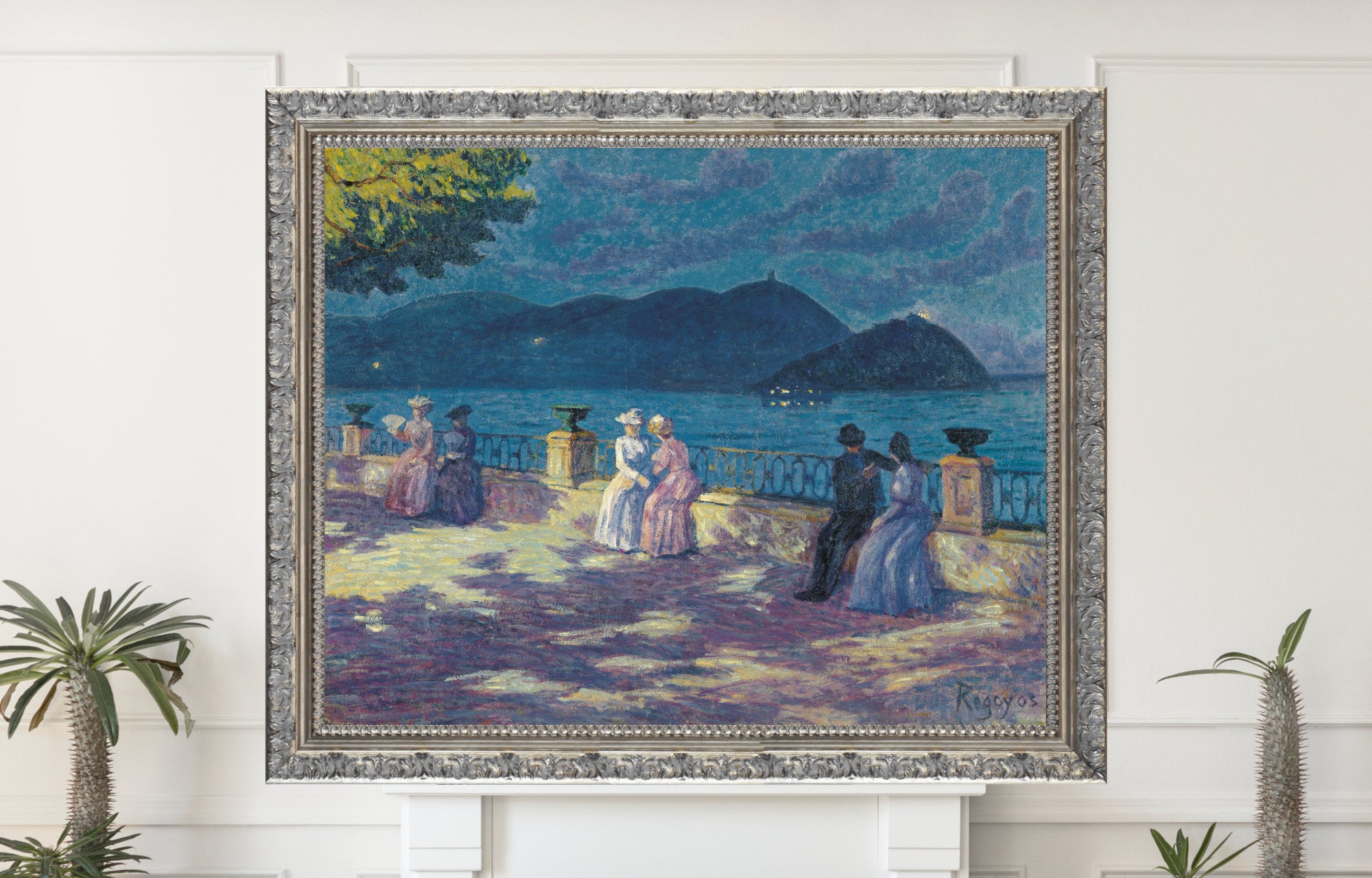 Darío de Regoyos, The Concha, Night-time (c. 1906)