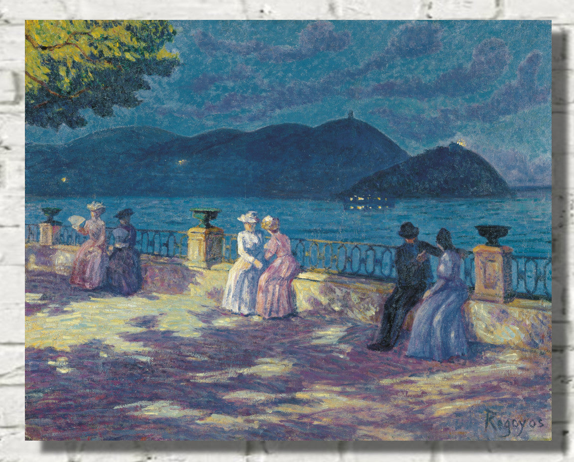 Darío de Regoyos, The Concha, Night-time (c. 1906)