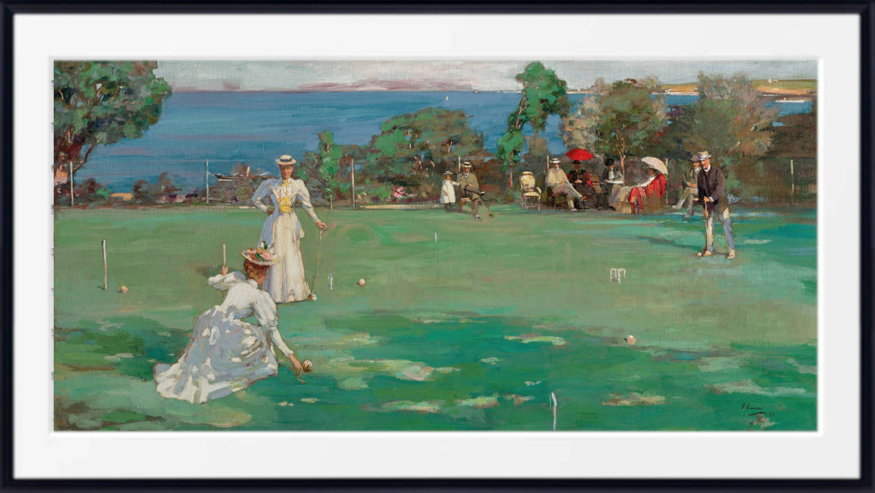 John Lavery Print, The Croquet Party (c1890)