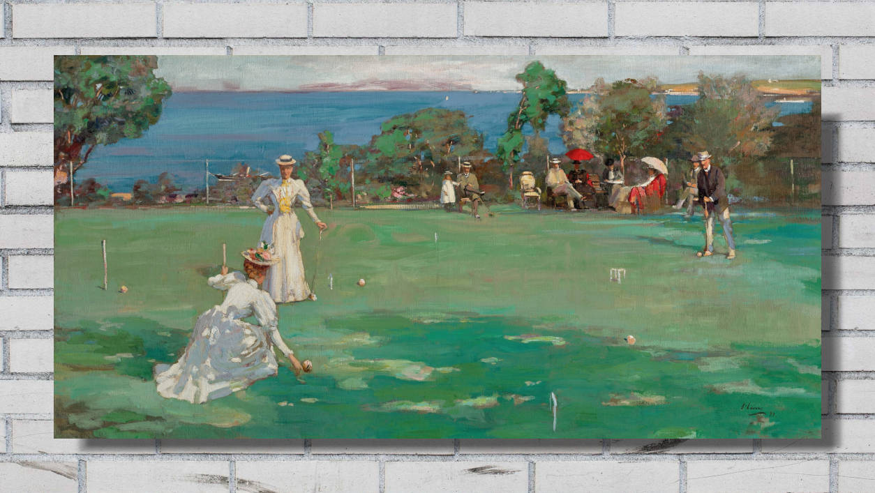 John Lavery Print, The Croquet Party (c1890)