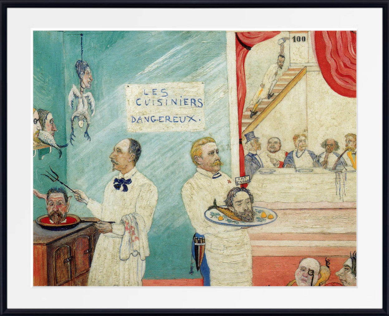 The Dangerous Cooks (1896) by James Ensor