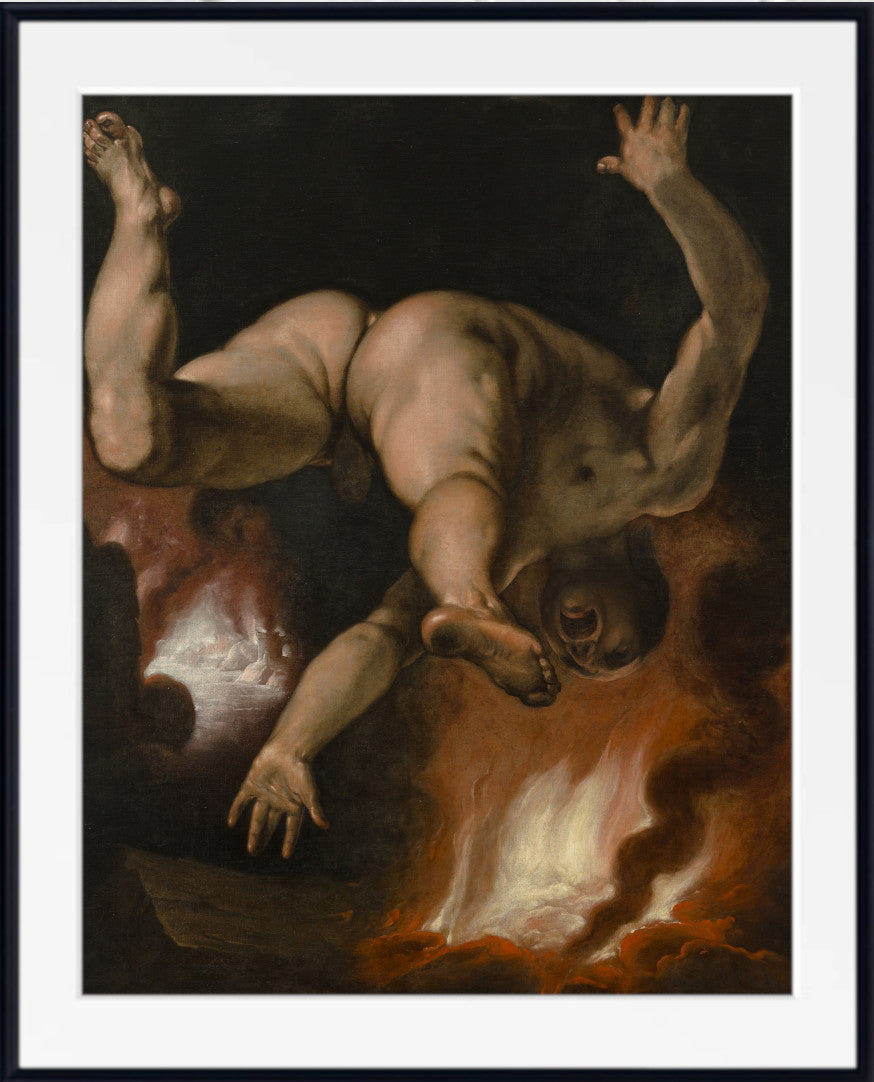 The Fall of Ixion (1588) by Cornelis van Haarlem