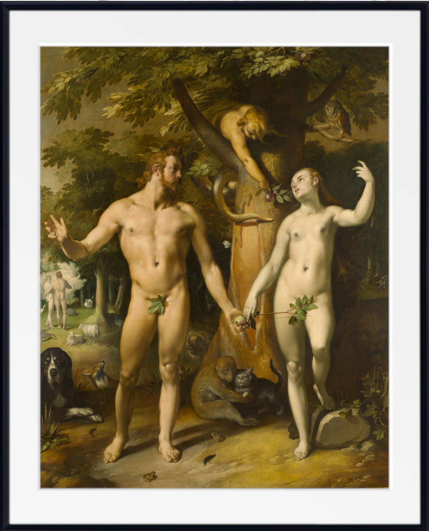 The Fall of Man by Cornelis van Haarlem