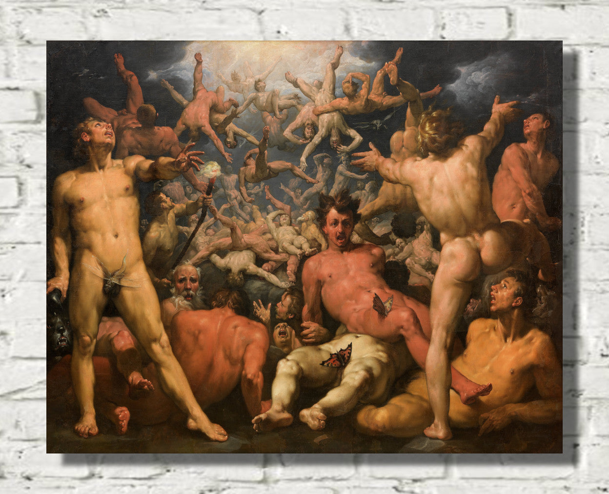 The Fall of the Titans (1588) by Cornelis van Haarlem