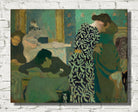 The Flowered Dress by Édouard Vuillard