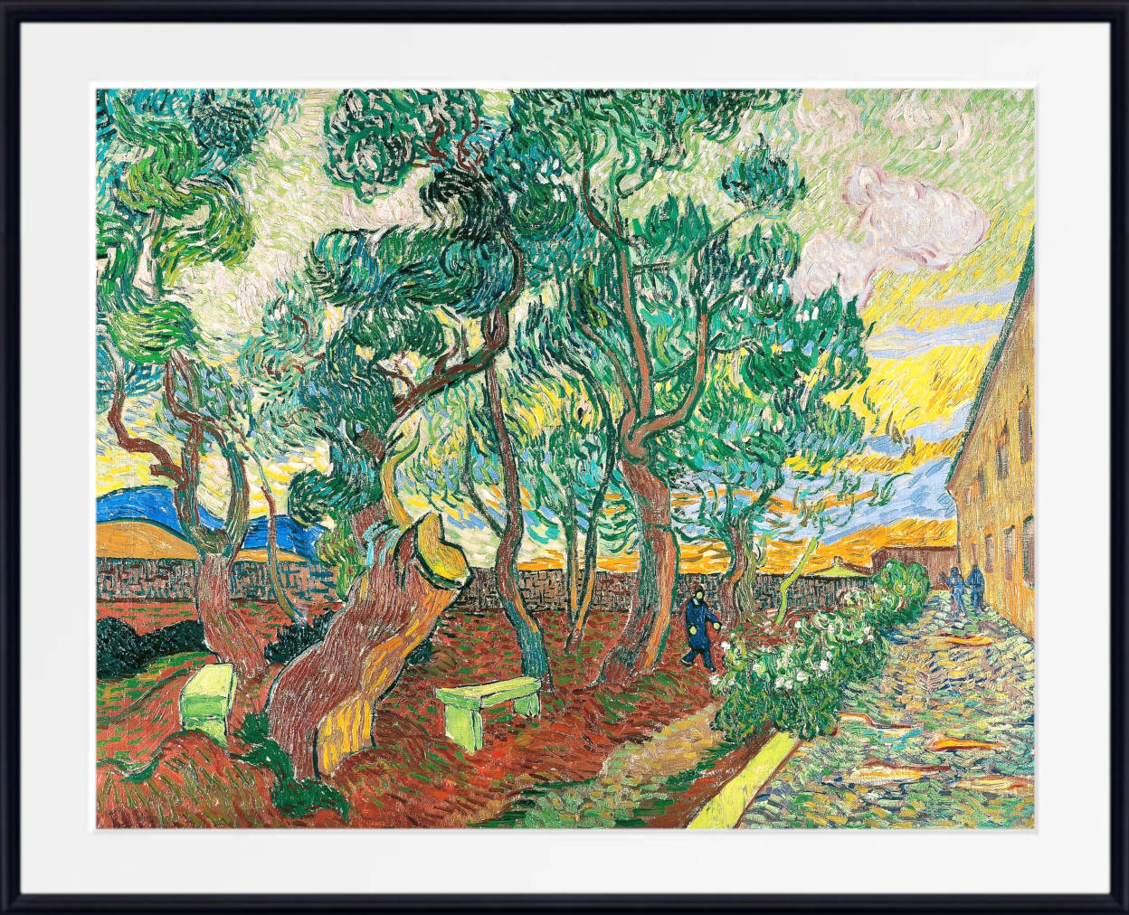 Vincent van Gogh Print, The Garden of Saint-Paul Hospital