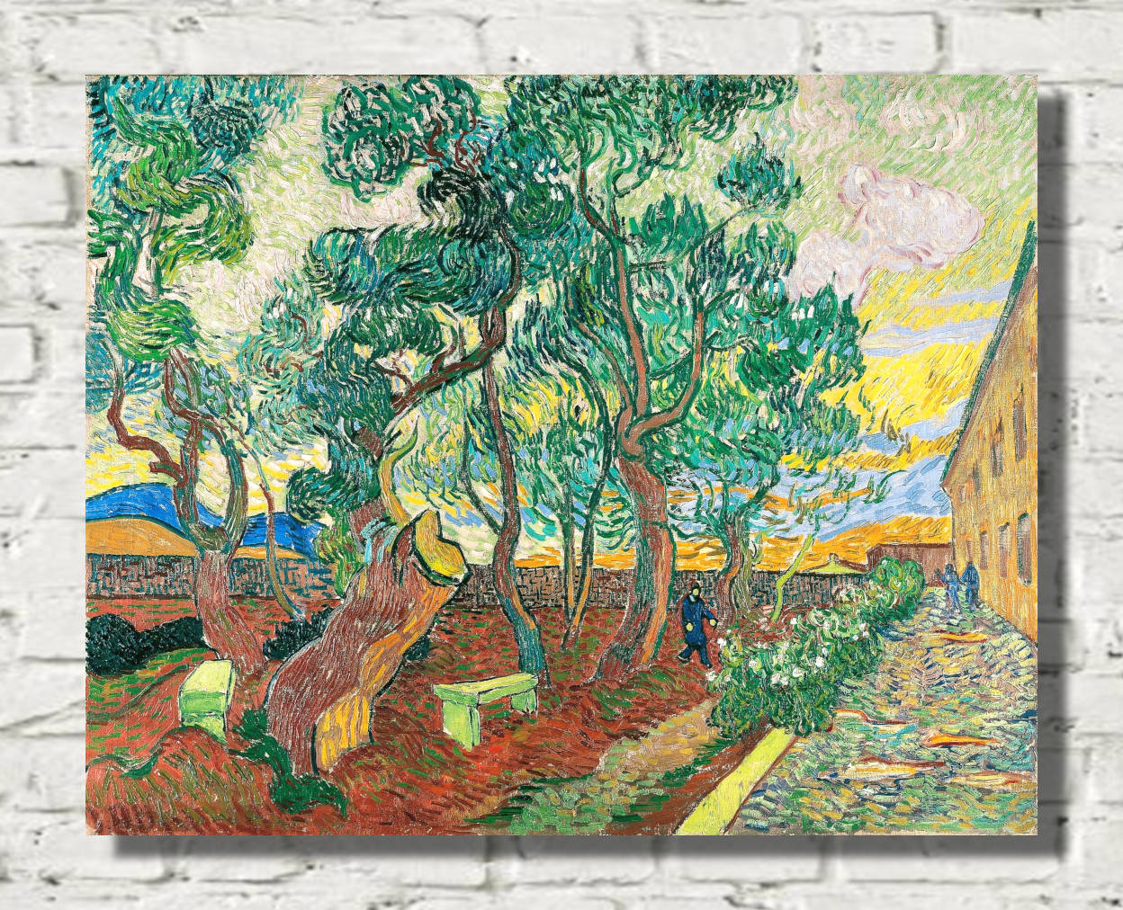 Vincent van Gogh Print, The Garden of Saint-Paul Hospital