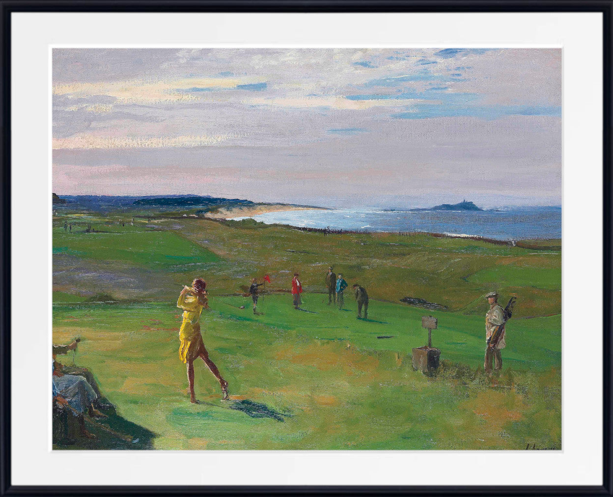 The Golf Course, North Berwick, John Lavery