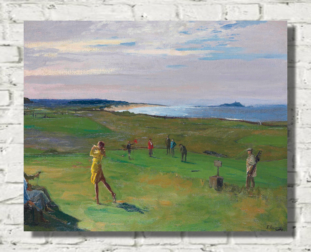 The Golf Course, North Berwick, John Lavery