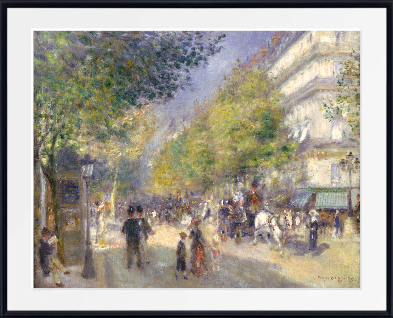 Renoir, Impressionist Fine Art Print, The Grands Boulevards