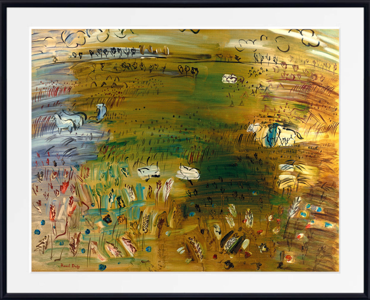 The Great Wheat Field (1933) by Raoul Dufy