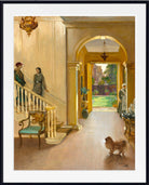 John Lavery Print, The Hall, Argyll House – A Summer Day (1925)