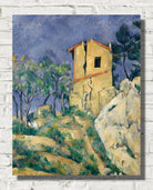 Paul Cézanne Print, The House with the Cracked Walls (1892)
