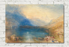 William Turner Print, The Lake of Zug (1843)