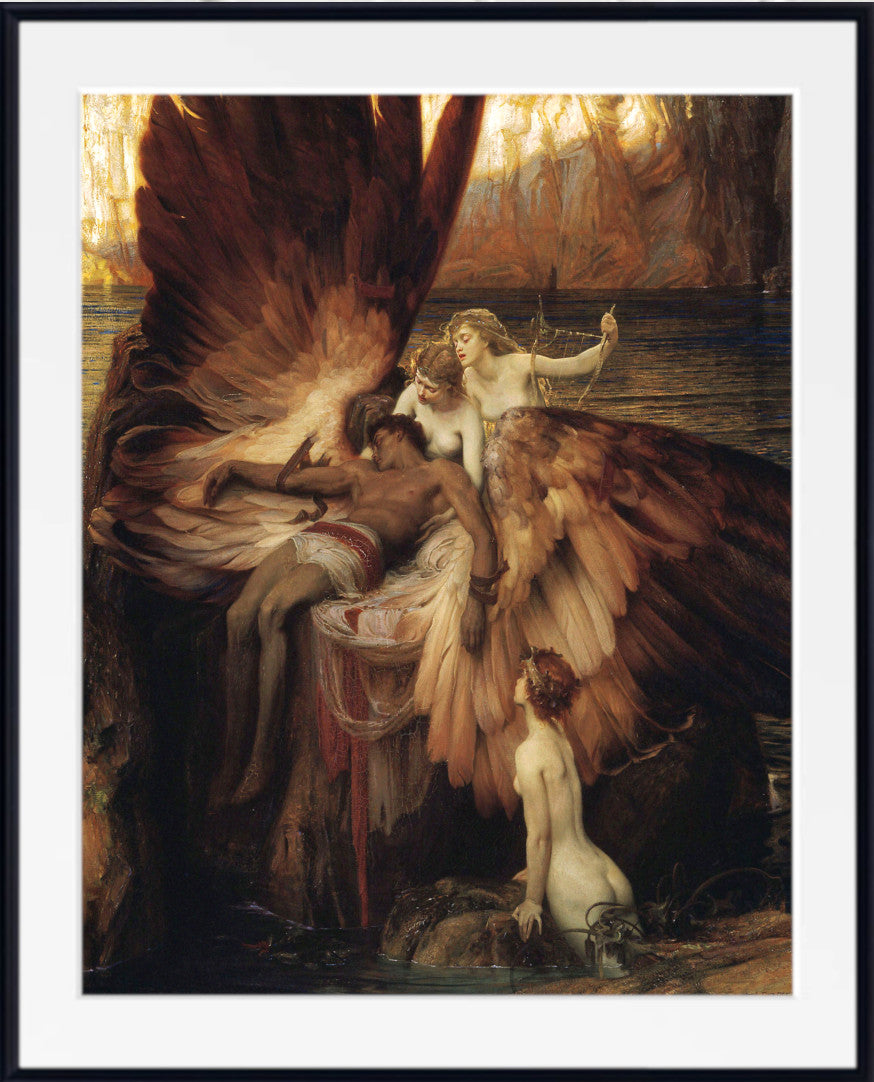Herbert James Draper Fine Art Print, The Lament for Icarus