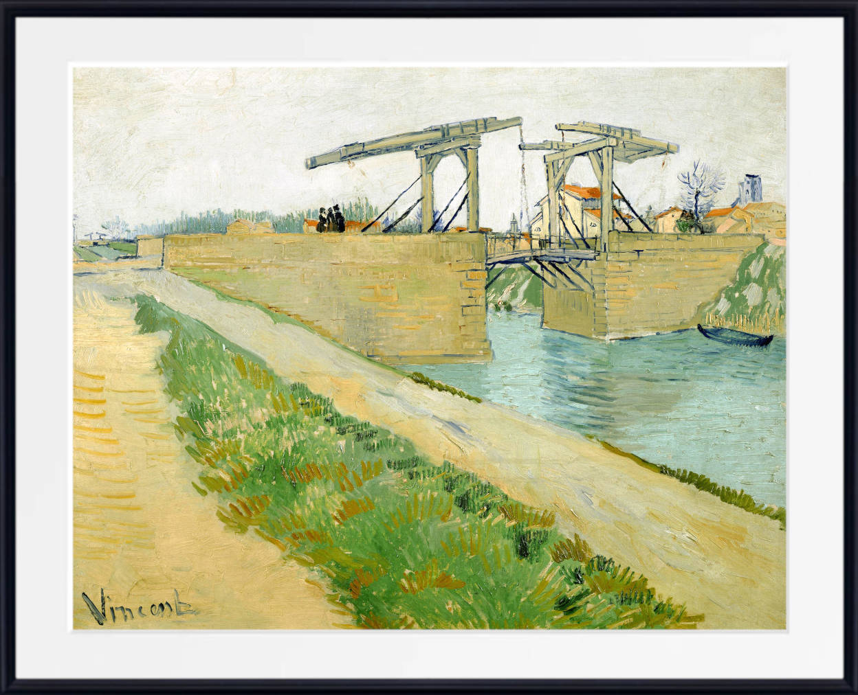 Vincent Van Gogh Print, The Langlois bridge (1888)