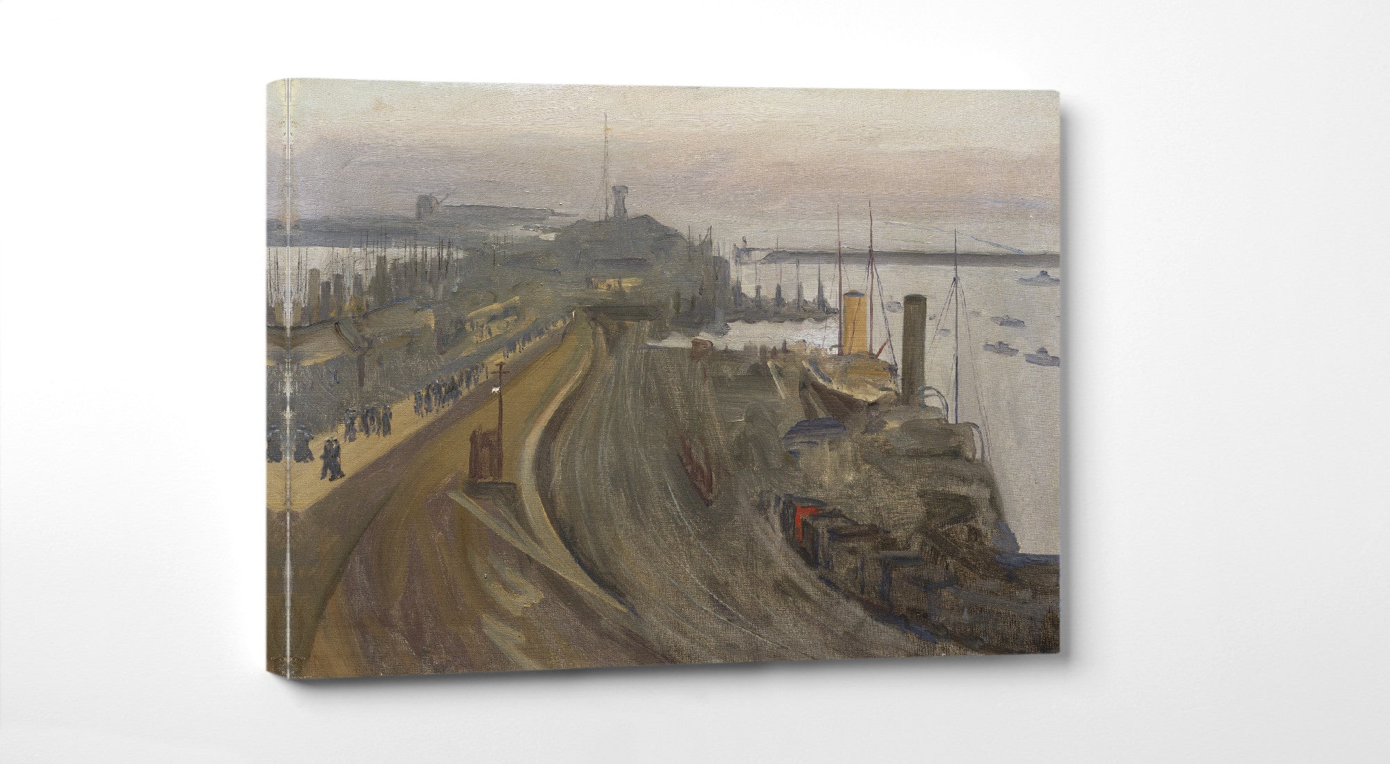 The Naval Base, Granton- Twilight, John Lavery