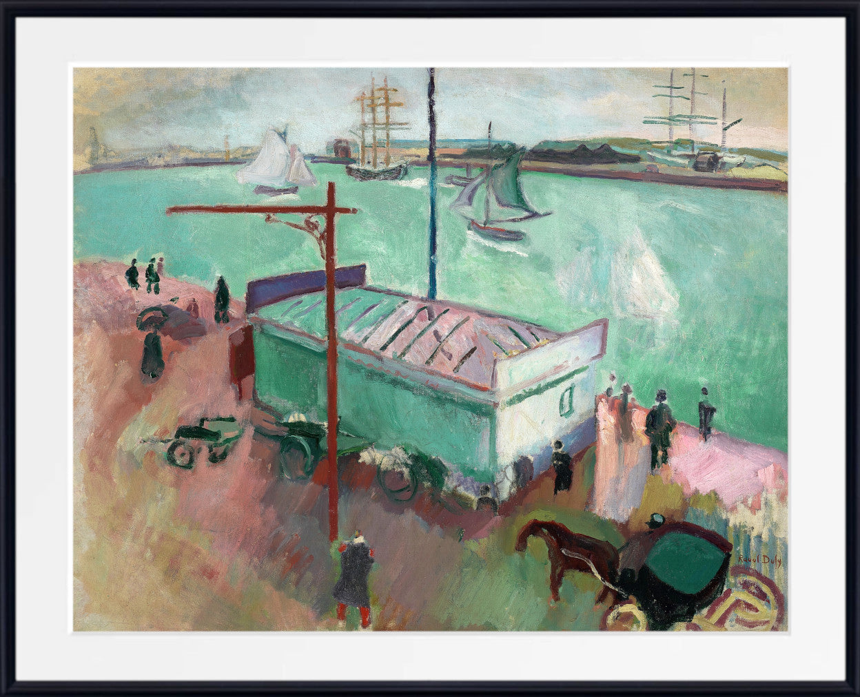 The Port of Le Havre (1906) by Raoul Dufy
