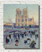 Maximilien Luce Print, The Quai Saint-Michel and Notre-Dame