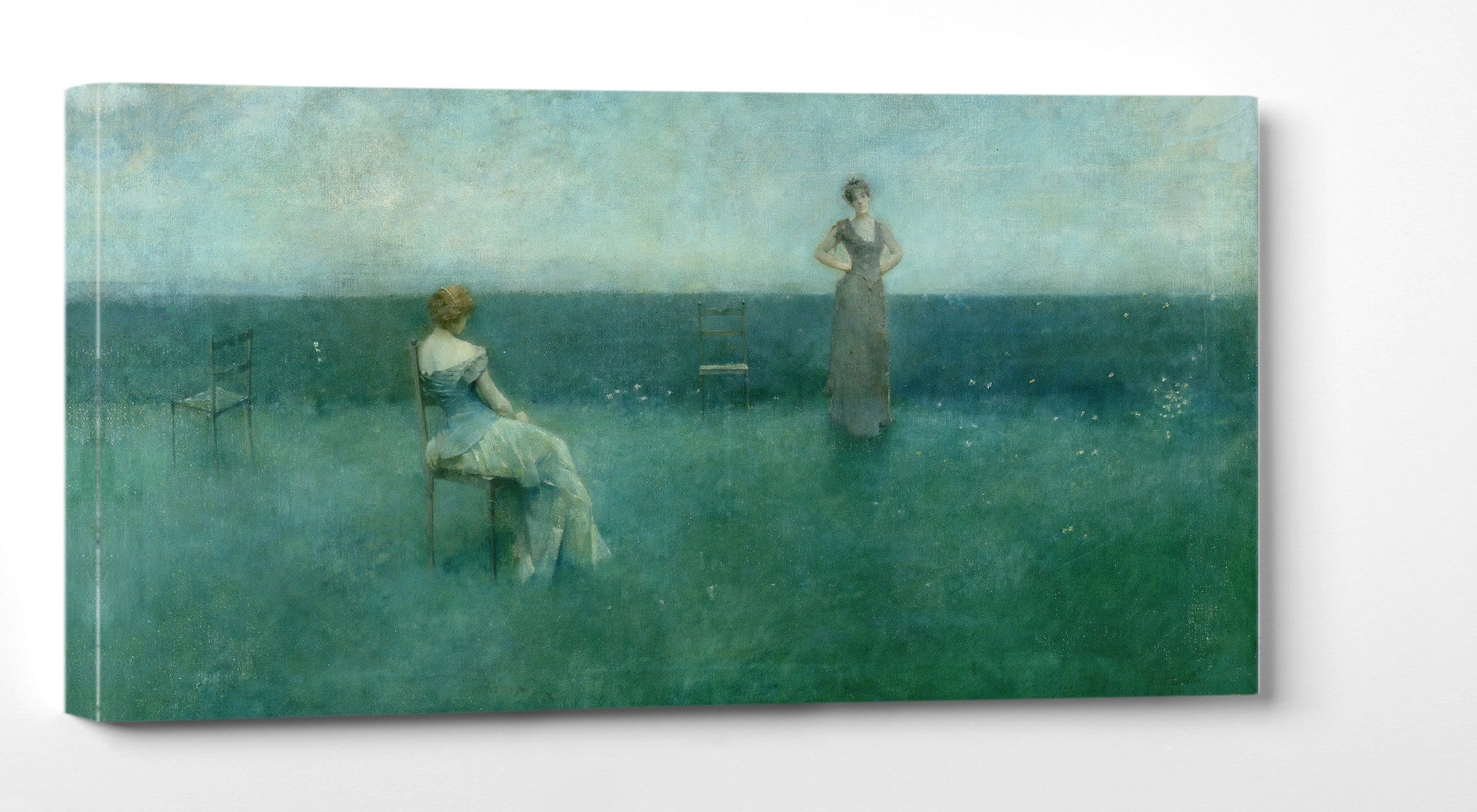 Thomas Dewing, The Recitation (1891)
