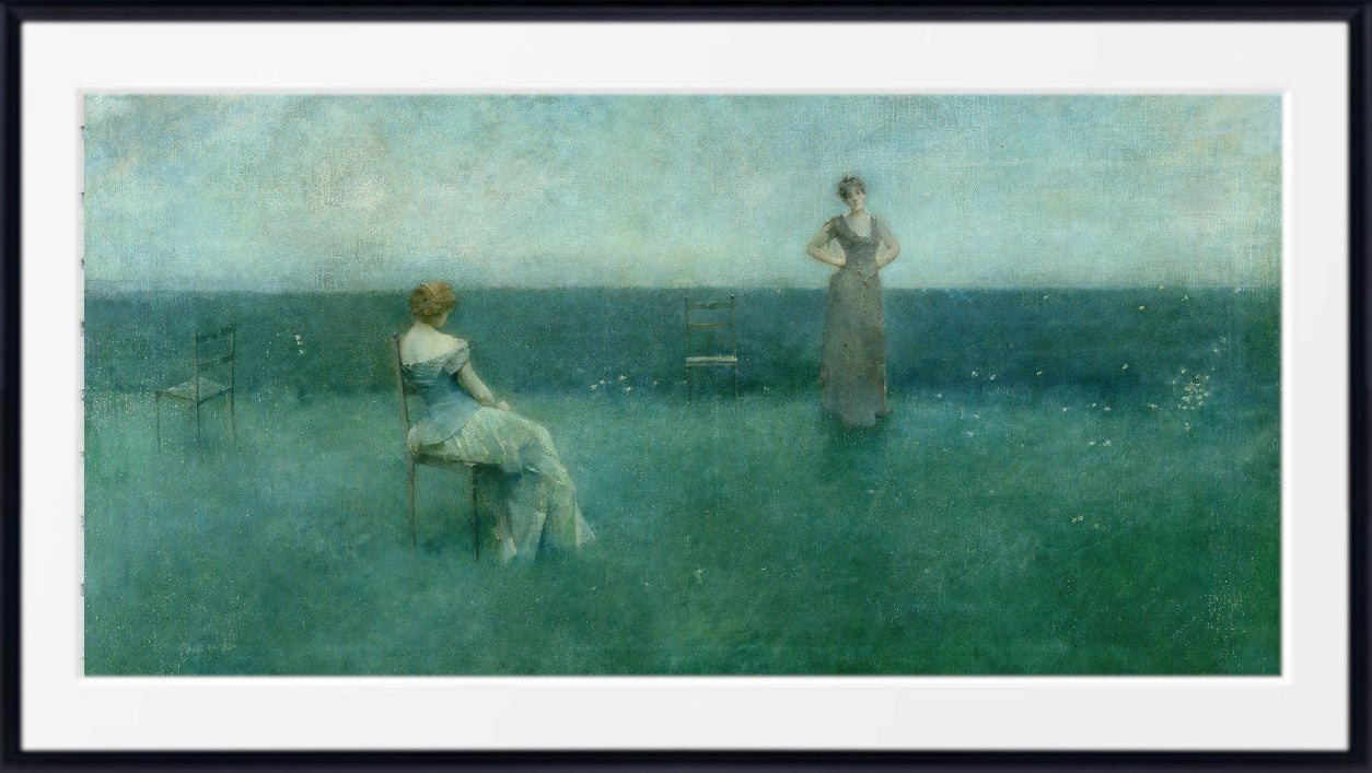 Thomas Dewing, The Recitation (1891)