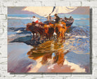 Joaquín Sorolla Print, The Return From Fishing, Valencia Beach
