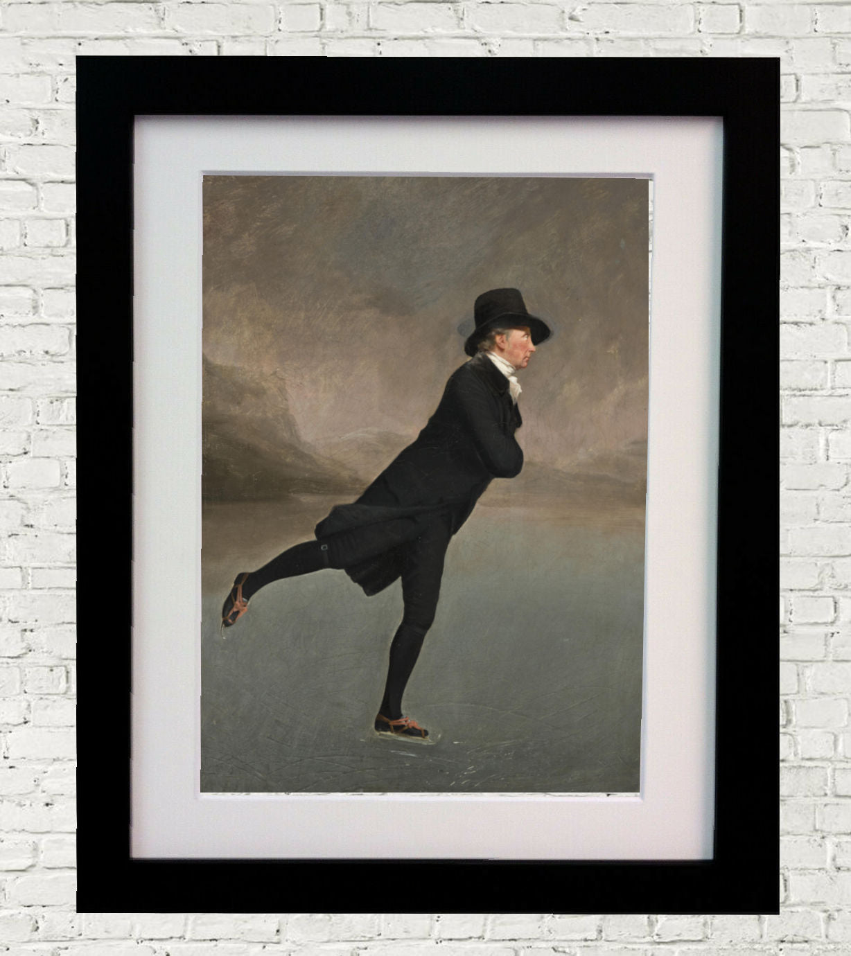 Henry Raeburn Fine Art Print, The Reverend Robert Walker Skating on Duddingston Loch (The Skating Minister)