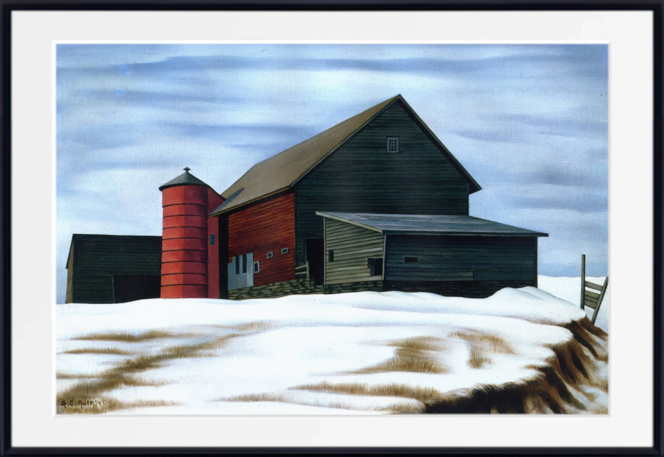 George Ault Fine Art Print, The Ricks Barn, Woodstock