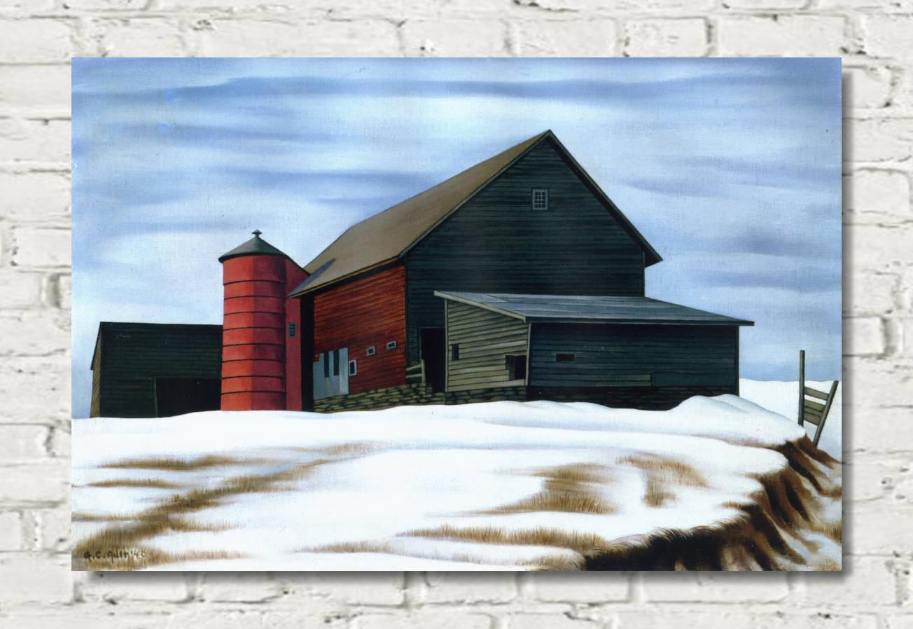 George Ault Fine Art Print, The Ricks Barn, Woodstock