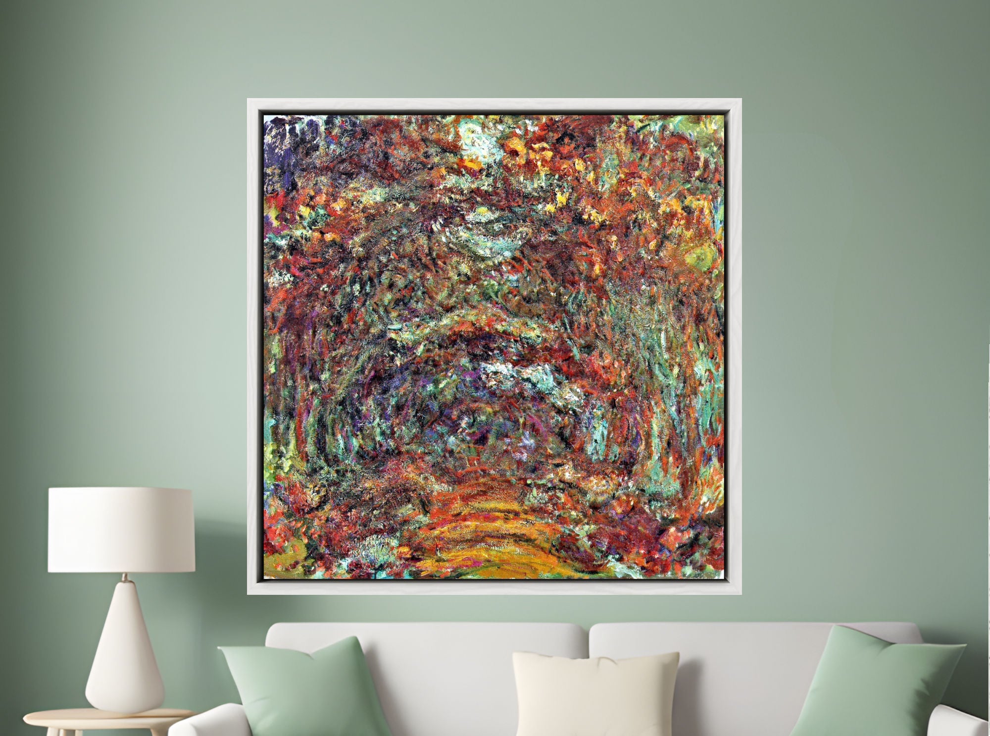 Claude Monet – The Rose Walk, Giverny (c. 1920–1922) Prints