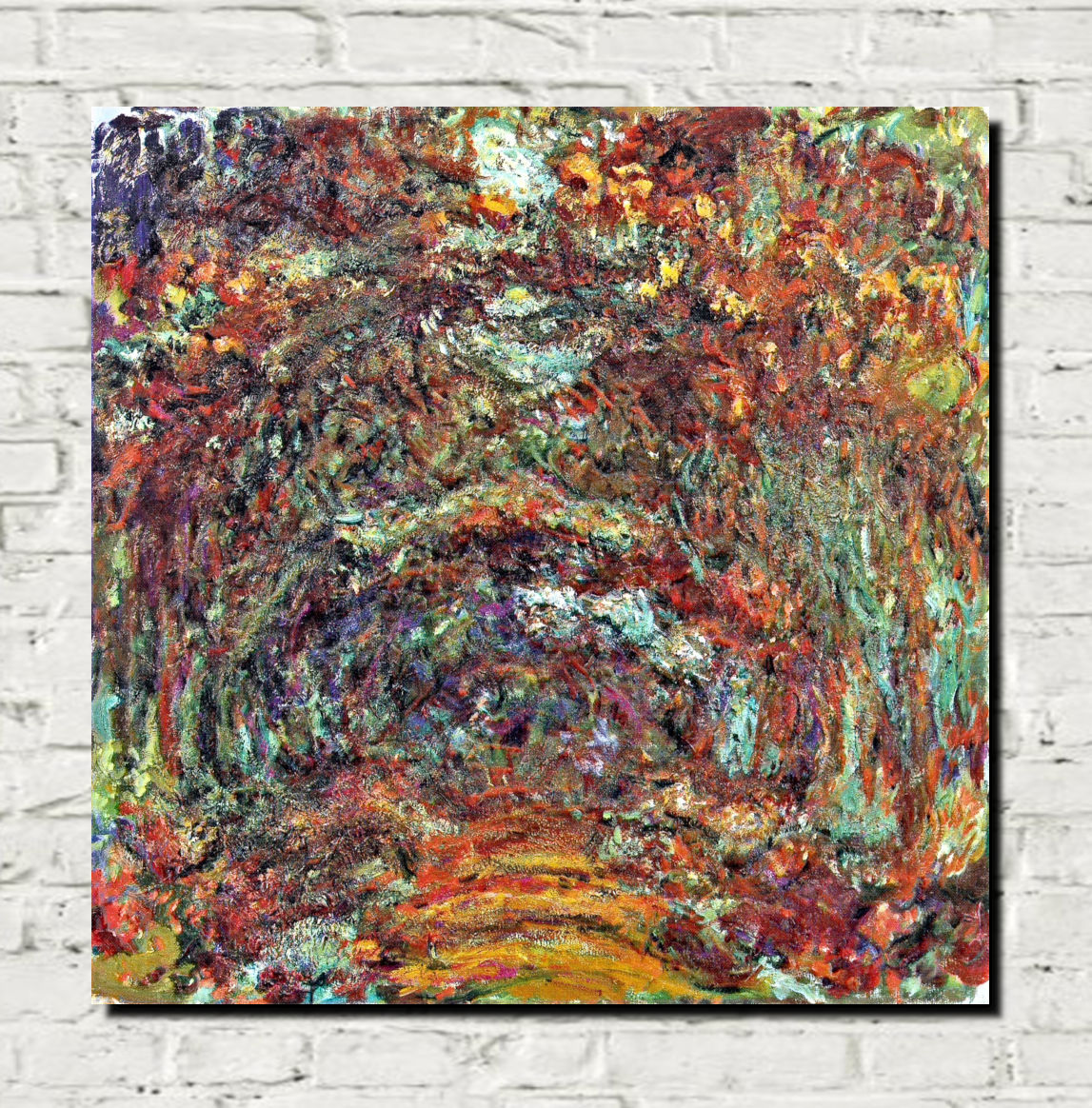 Claude Monet – The Rose Walk, Giverny (c. 1920–1922) Prints